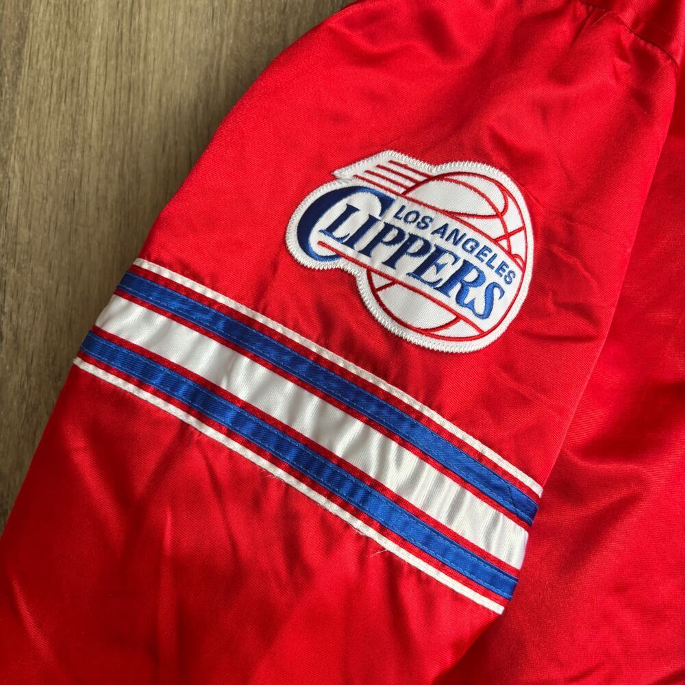 Los Angeles Clippers NBA Starter Jacket Varsity Satin Men's XL - Picture 6 of 9
